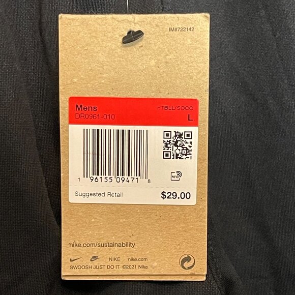 Nike Men Dri-Fit Slim Swoosh Purdue Boilers Elastic Drawstring Active Short L - Picture 7 of 13